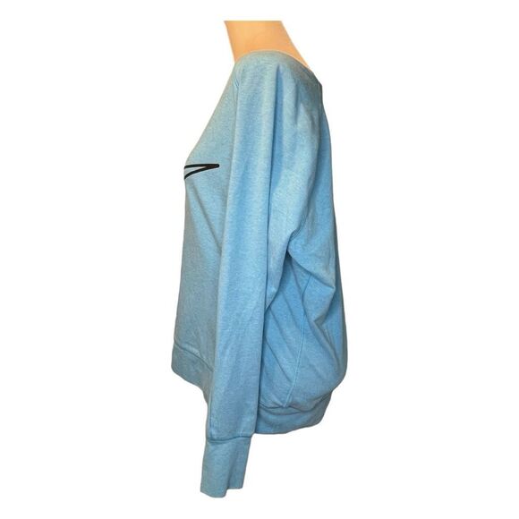 Nike Dri-FIT Epic Obsessed GRX Crew Training Sweatshirt Bright Blue French Terry - Picture 3 of 10